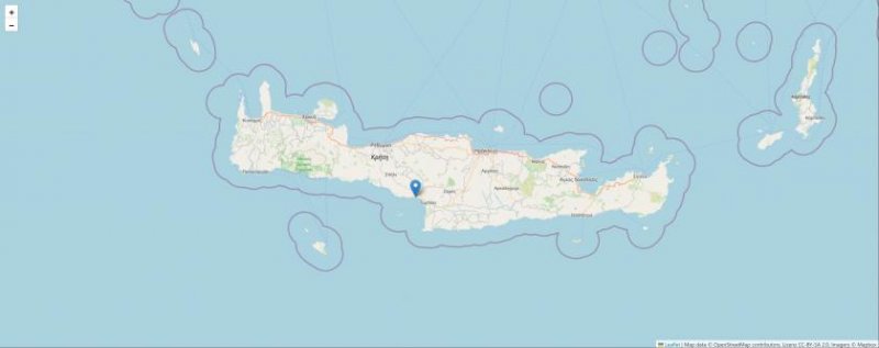 Agia Paraskevi Kreta Ag. Paraskevi Ein bebaubares Grundstück in Agia Paraskevi mit Meerblick Grundstück kaufen